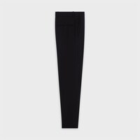 CLASSIC PANTS IN WOOL GABARDINE - BLACK -  - 1 | CELINE