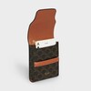 playing card case in Triomphe Canvas and Lambskin - Black / white - TRAVEL - 1 | CELINE