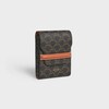 playing card case in Triomphe Canvas and Lambskin - Black / white - TRAVEL - 4 | CELINE