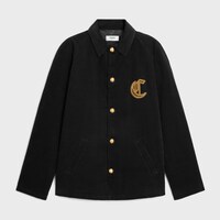카 코트 - 코듀로이 - BLACK RAW -  - 1 | CELINE